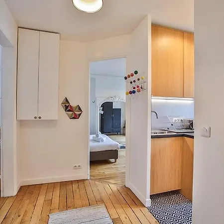 Daire Parisien - Quartier Batignolles Paris
